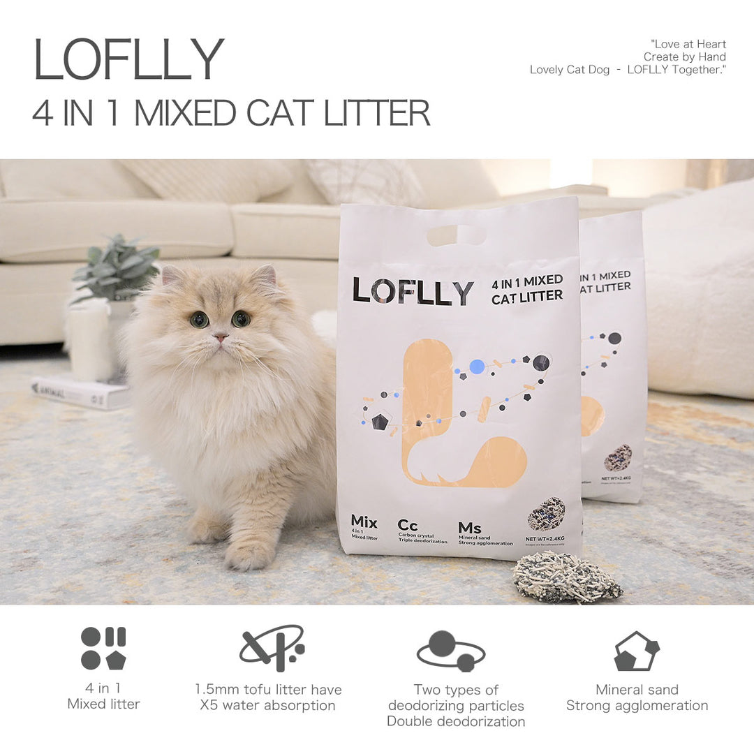 4 In 1 Mixed Cat Litter