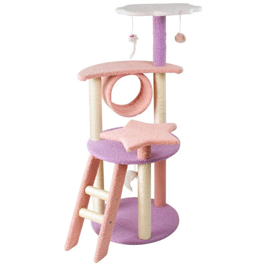 LOFLLY pink Star Cat Tree